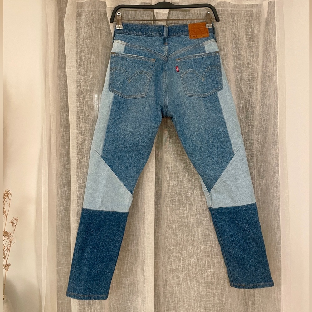 Rare! Levi’s Redone Patchwork Pieced 501s Skinny … - image 5